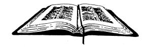 Bible - open